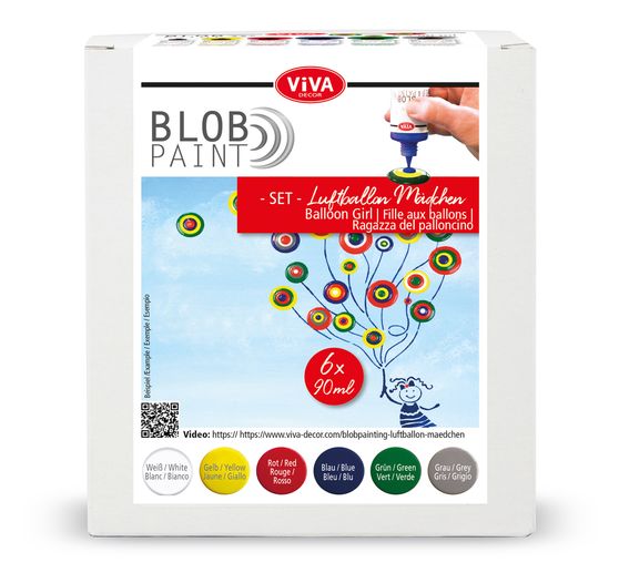 Viva Decor Blob Paint colour set "Balloon girl"