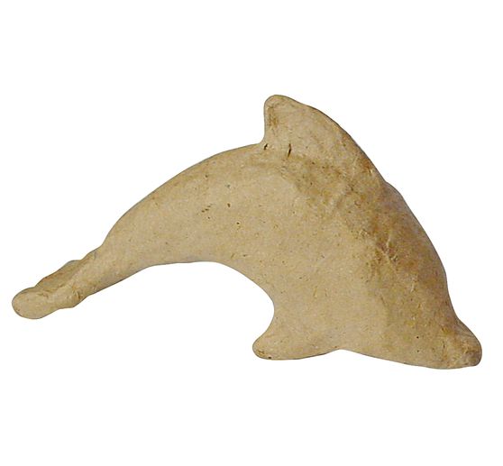 Dolphin, paper mache