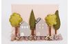 3D wooden house, set of 3