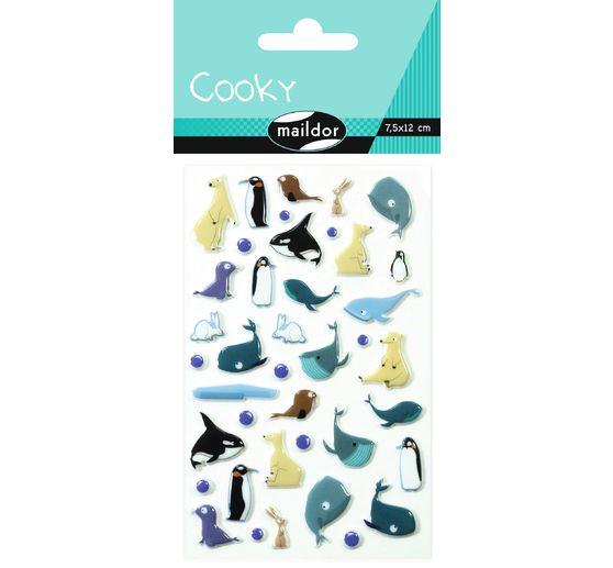 Stickers époxy « Baleines »