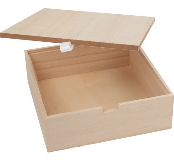 VBS Wooden box "Square" with loose lid