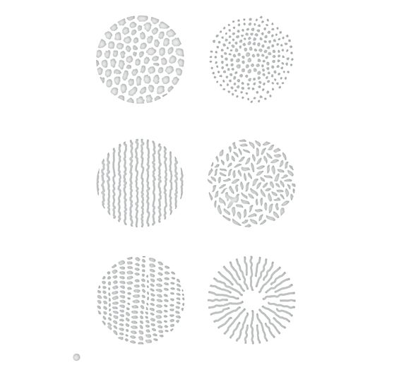 Stencil "Circles", A5