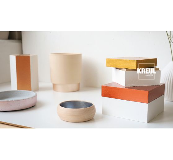 Set de peintures acryliques métallisées KREUL « Glamour Living »