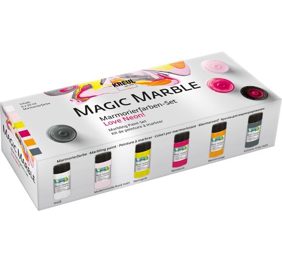 KREUL Magic Marble Set "Love Neon"