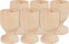 VBS Eierbecher, 6 St&uuml;ck, Kiefernholz