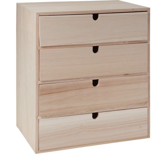 VBS Schubladenbox mit 4 Schubladen