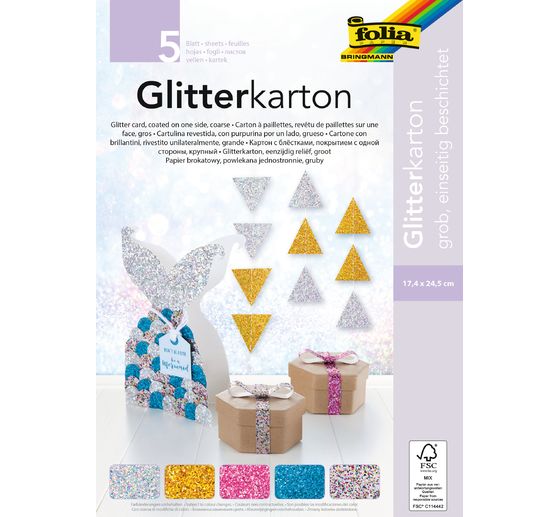 Glitterkarton "Konfetti"