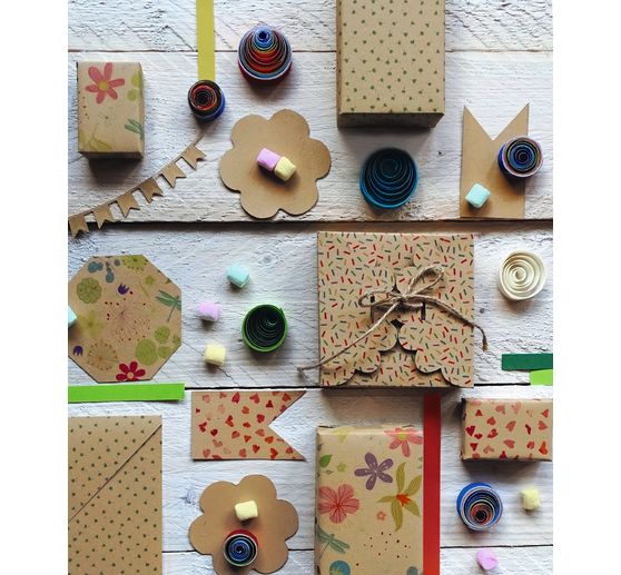 Vintage-Fotokarton "Flowers"