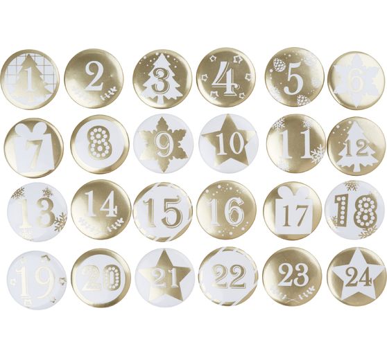 Advent Calendar-Buttons PERLMUTT