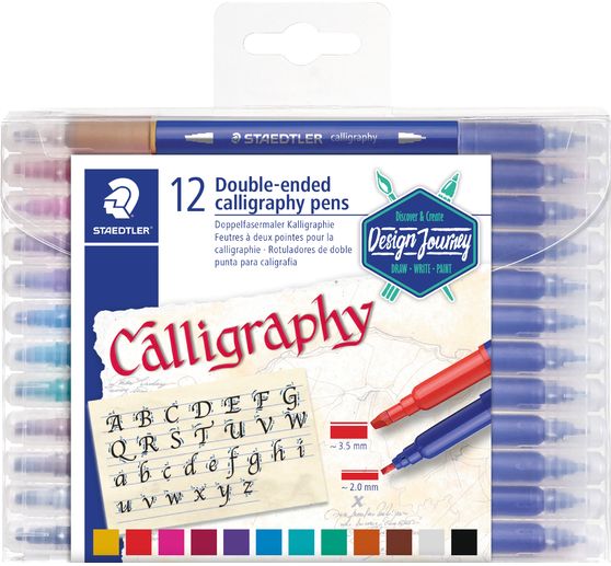 Feutres de couleur double pointe pour la calligraphie