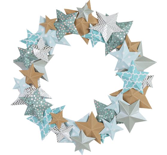 Star wreath craft set "Natural"