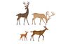 Sizzix Thinlit's Punching Template "Darling Deer by Tim Holtz"