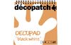 Décopatch Paper pad "Black and White"