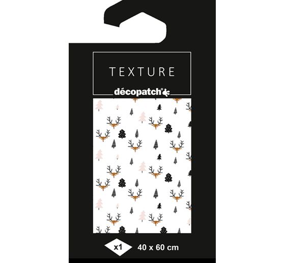 Décopatch Hot-Foil Papier "Weihnachtswald"