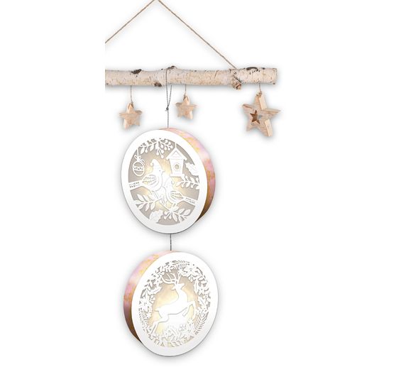 Lightboxes « Birds & Reindeer », set de 2