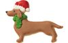 Cookie cutter "Christmas dachshund"