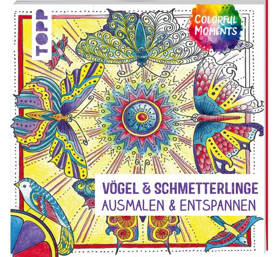 Livre "Colorful Moments - Vögel & Schmetterlinge"