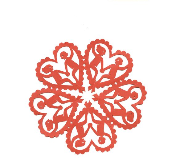 Livre "Papier-Schneeflocken"
