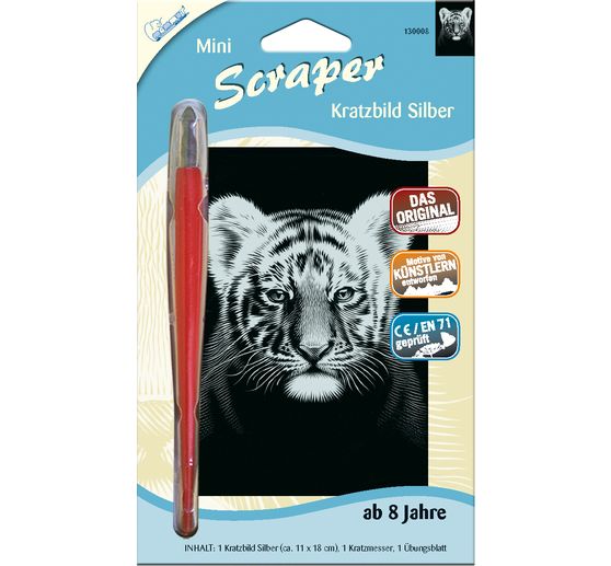 Kratzbild "Tigerbaby"