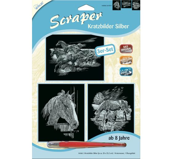 Cartes à gratter « Chevaux », Argent