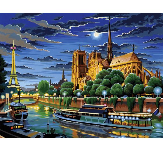 Painting by numbers "Paris"