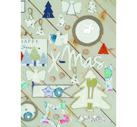 Papier cartonné à motifs « Grey Line », étoiles, Noir