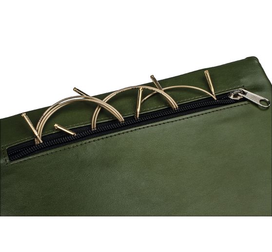 Etui addiClick avec aiguilles circulaires en bois d’olivier 