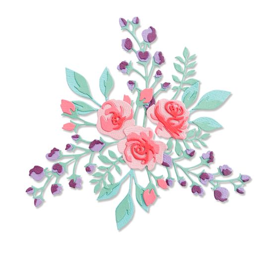 Sizzix Thinlits Stanzschablone "Floral Layers 2"