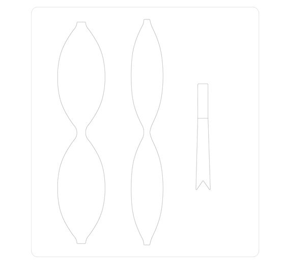 Sizzix Bigz Stanzschablone "3-D Bow"