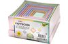Cardboard boxes "Square", Pastel Colours, Set of 12