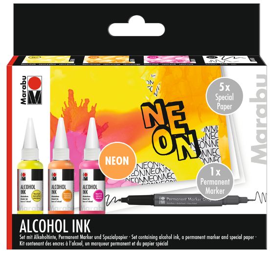 Marabu Alcohol Ink-Set "Neon"