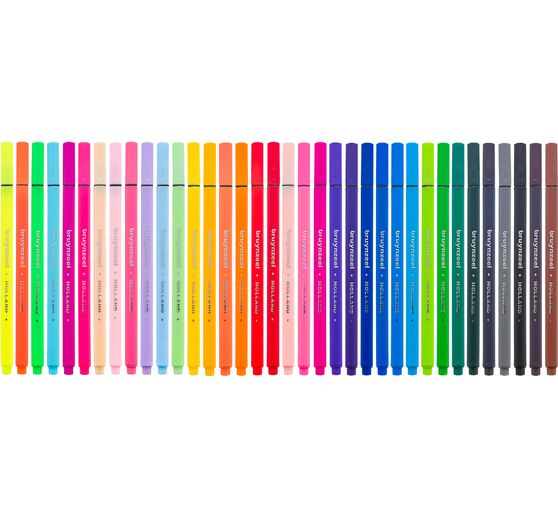 Set de fineliners Bruynzeel, 36 couleurs