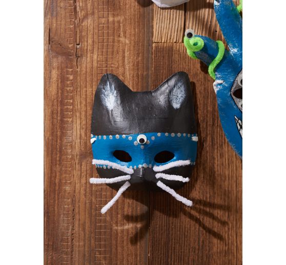 VBS Kinder-Masken, Pappmaché, 6er-Set
