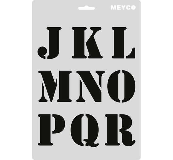 Set de pochoirs « Lettres & chiffres »