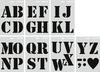 Schablonen-Set "XL Buchstaben"