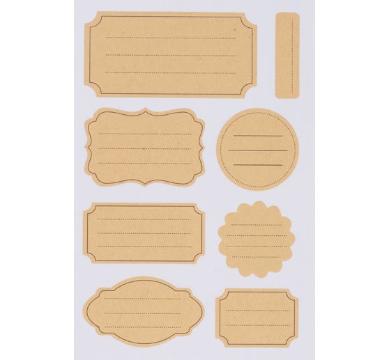 600PCS Autocollants Étiquettes en Papier Kraft, Étiquettes Adhésives  Vierge, Etiquette Confiture, Autocollants de Emballage Cadeau, Étiquettes