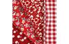 Fabric package "Dream of Red", set of 4