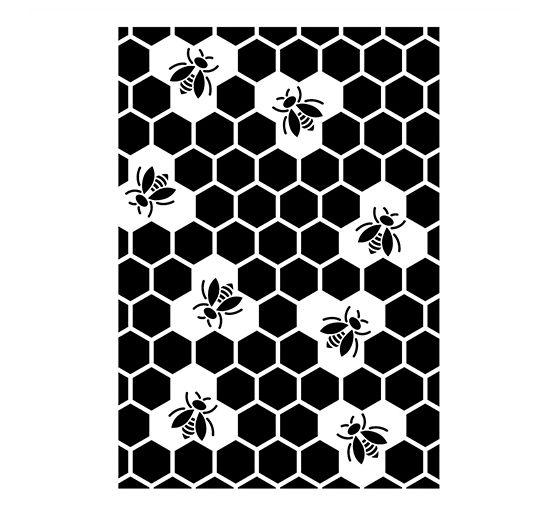 Schablonen "Bienenwaben"