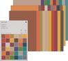 Bloc de papier de bricolage &laquo; Earthy Colours &raquo;