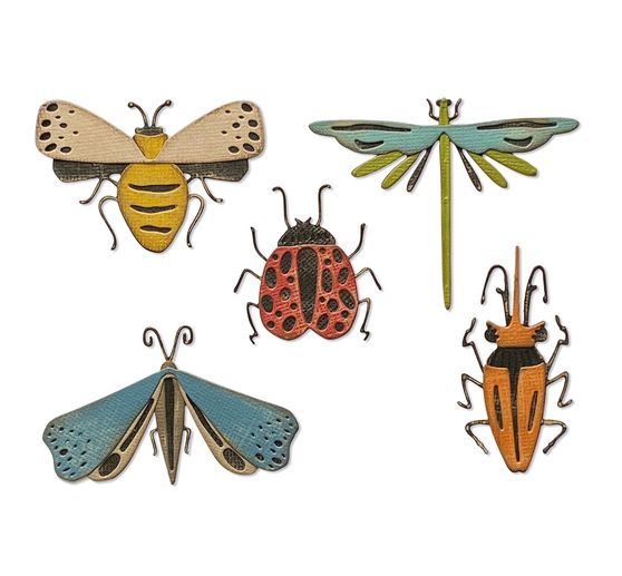 Sizzix Thinlits Stanzschablone "Funky Insects by Tim Holtz"