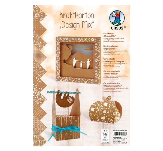 Papier cartonné kraft « Design Mix »