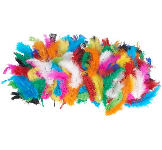 Mix de plumes duveteuses « Couleurs intenses »