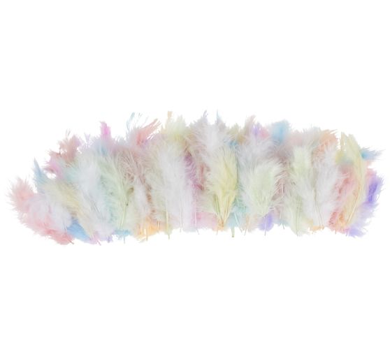 Fluffy feathers mix "Pastel
