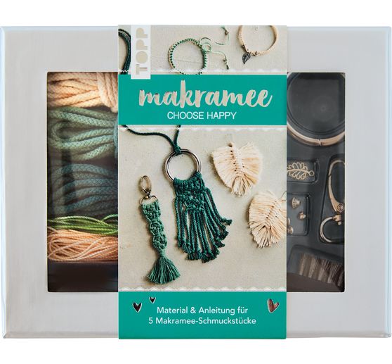 Makramee-Schmuckset "Choose Happy"