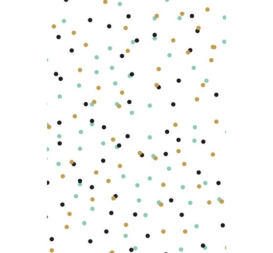 Papier cartonné à motifs « Pois vert menthe »