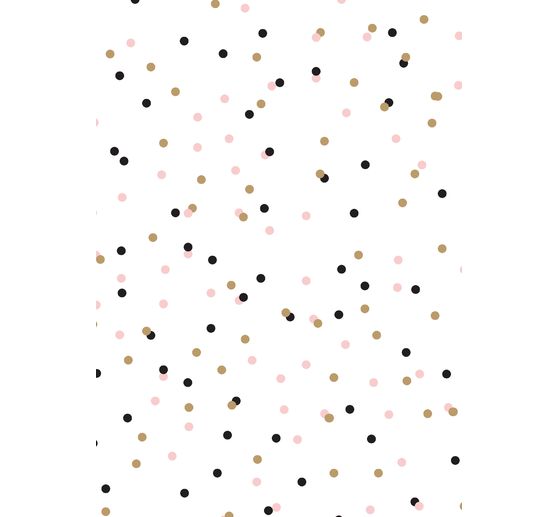 Papier cartonné à motifs « Pois roses »