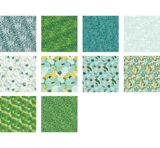Faltblätter "Jungle Green"
