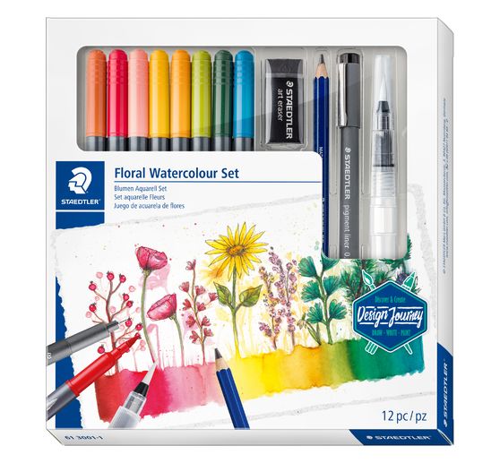 Set aquarelle STAEDTLER « Fleurs »