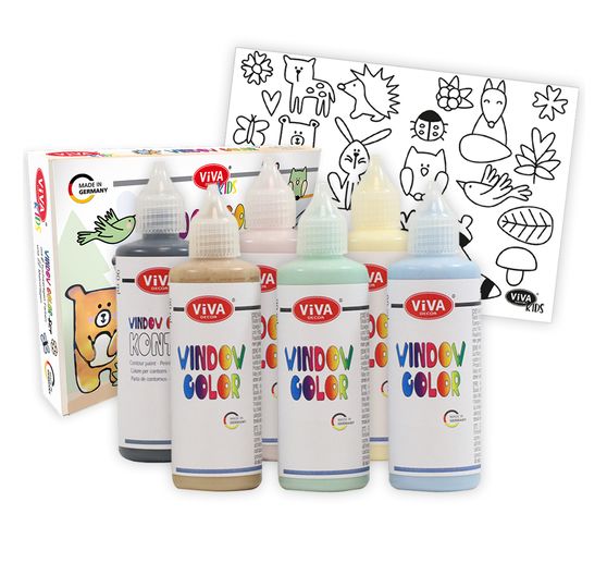 Set Window Color Viva KIDS « Nordic Friends »