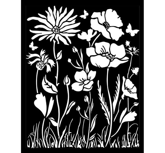Pochoir « Atelier Flower »